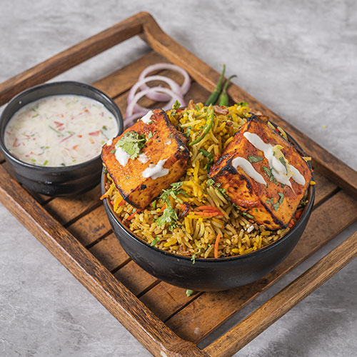 Paneer Tikka Biryani